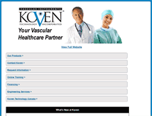 Tablet Screenshot of koven.com